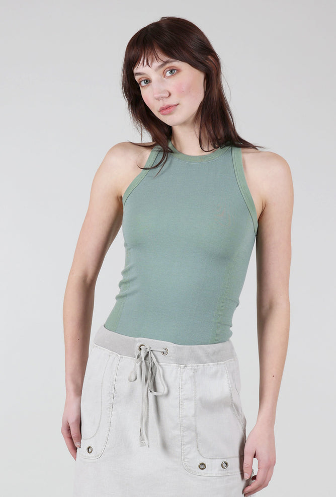 Smartwool Intraknit Active Tank, Lead/Limeade