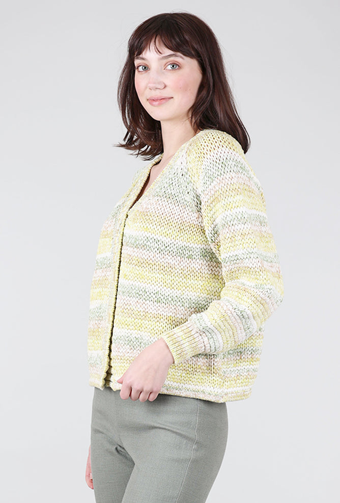 Margaret O'Leary Open-Stitch Cardie, Meadow