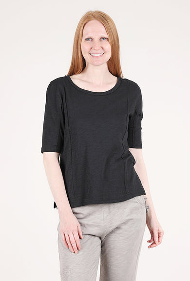 Escape by Habitat Seamed Elbow Tee, Black
