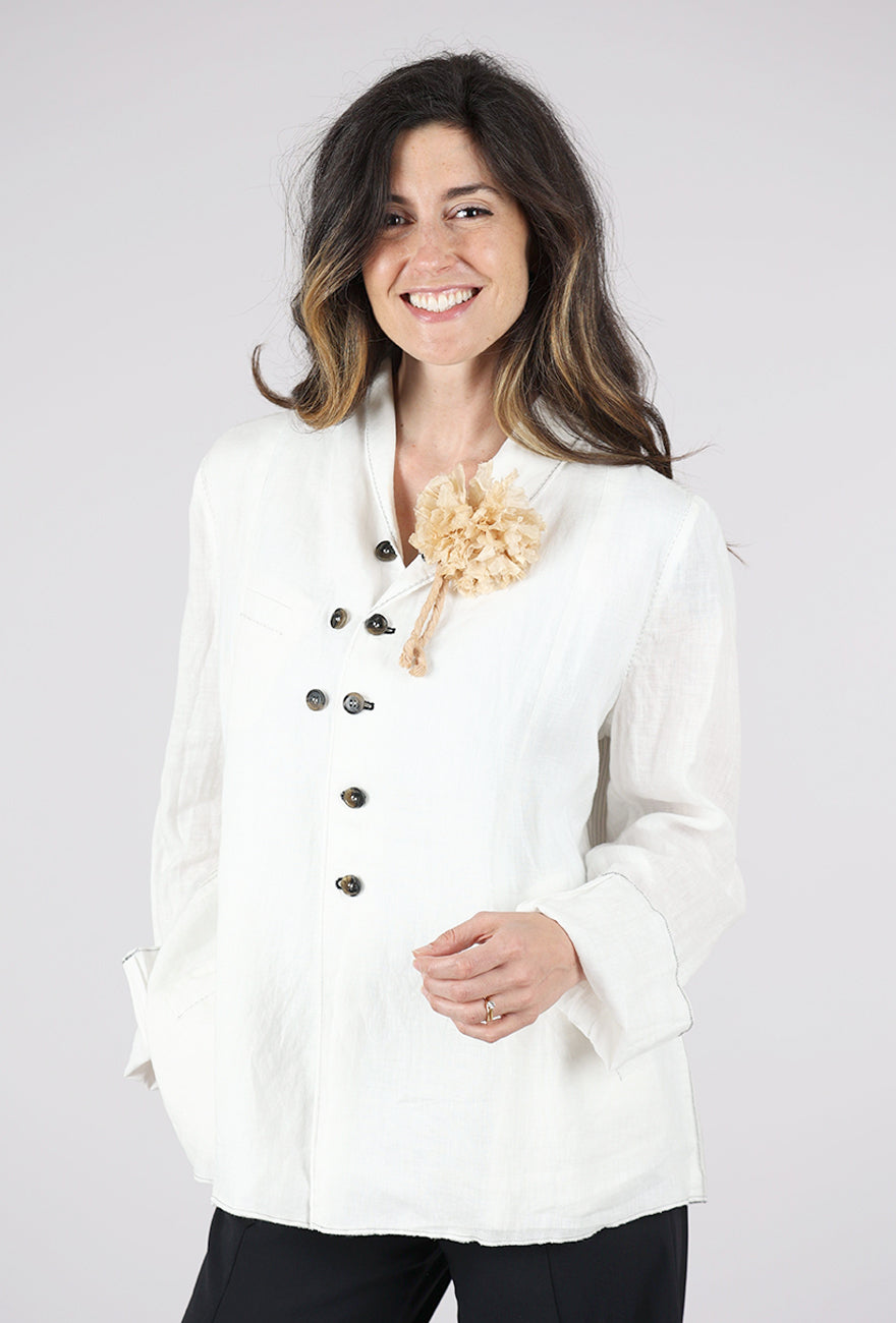 Umit Unal Petal Pin, Beige