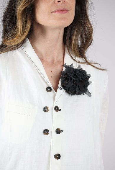 Umit Unal Petal Pin, Black