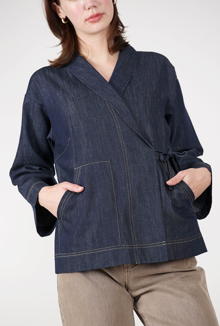 Demeter Denim Jacket, Dark Blue