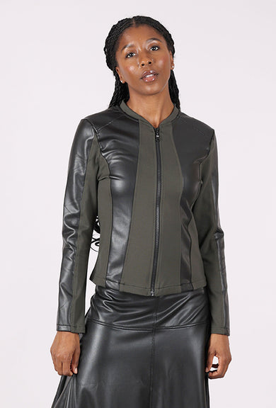 Isle by Melis Kozan Bayside Jacket, Olivo