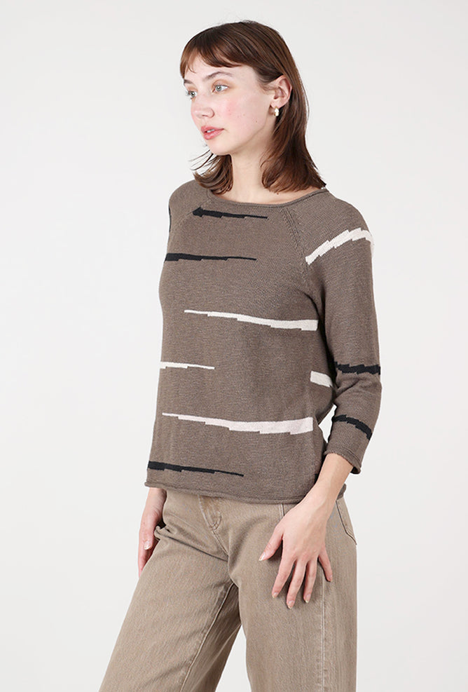 Habitat Autumn Cotton Raglan Pullover, Umber