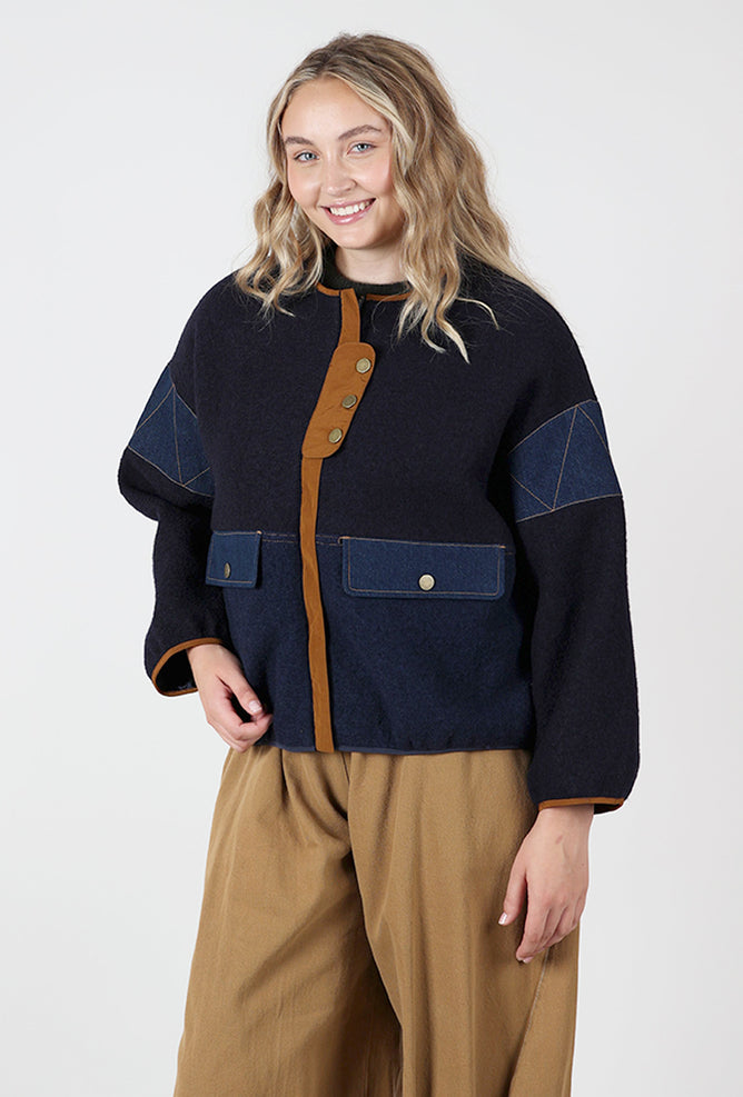 Sessun Cold Night Jacket, Indigo Mood
