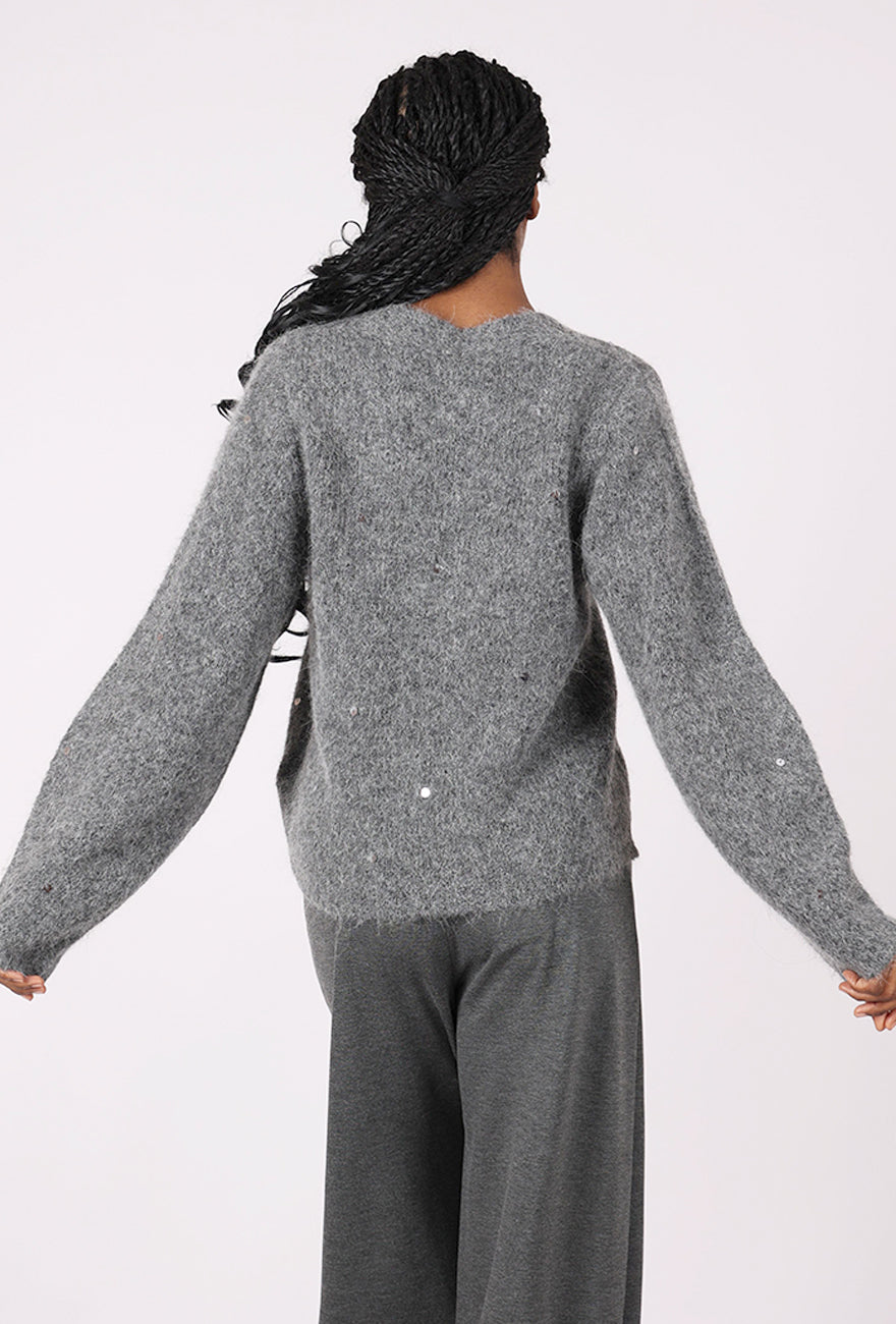 Noen Subtle Sparkle Cardie, Gray