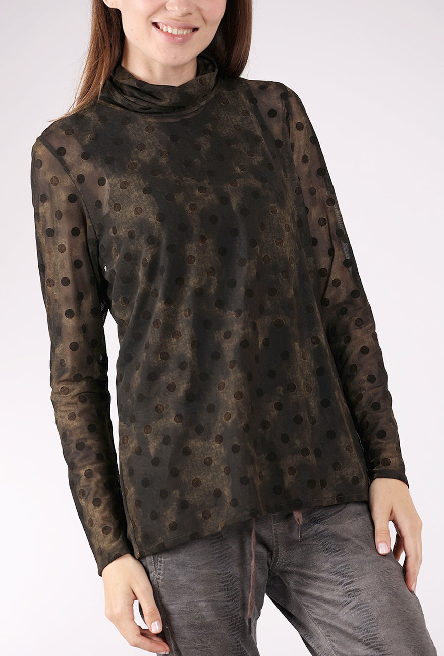 Alembika Burnout Tneck, Antique