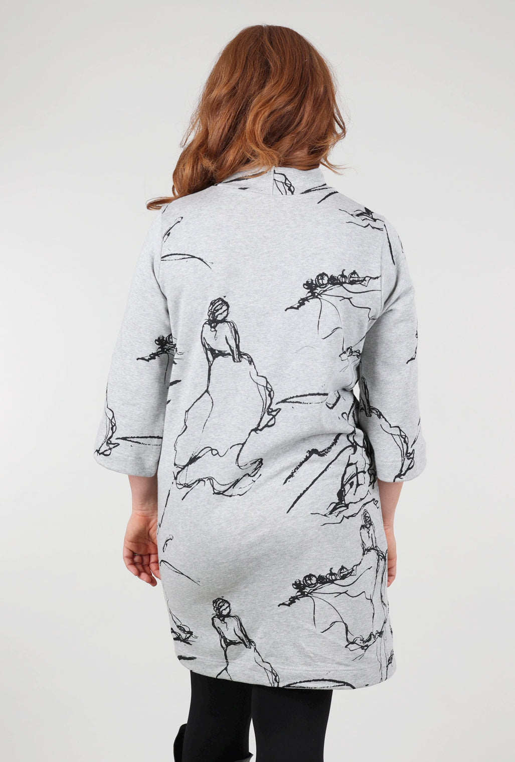Bel Kazan Odin Dress, Heather Gray Ardemis