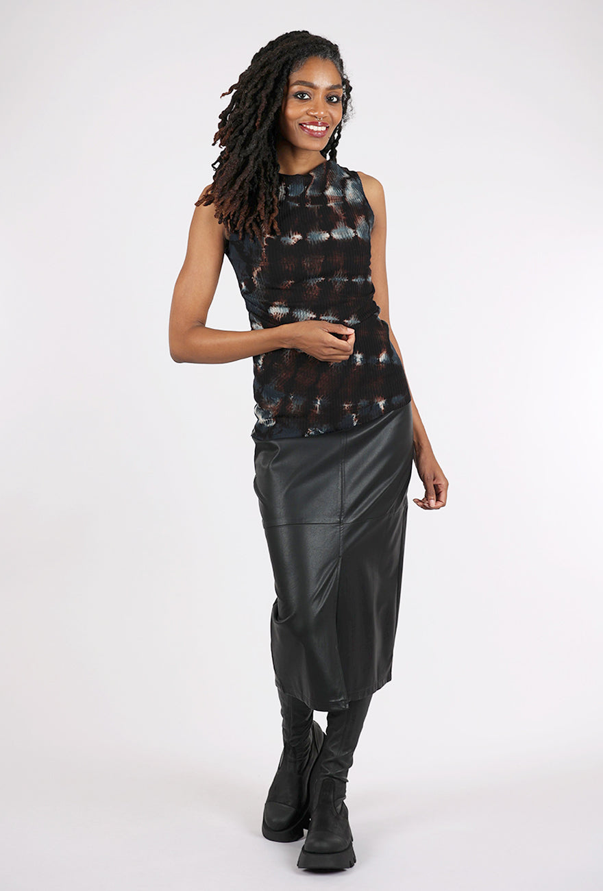 Heyne Bogut Ribbed Pinch Tank, Spiral Black