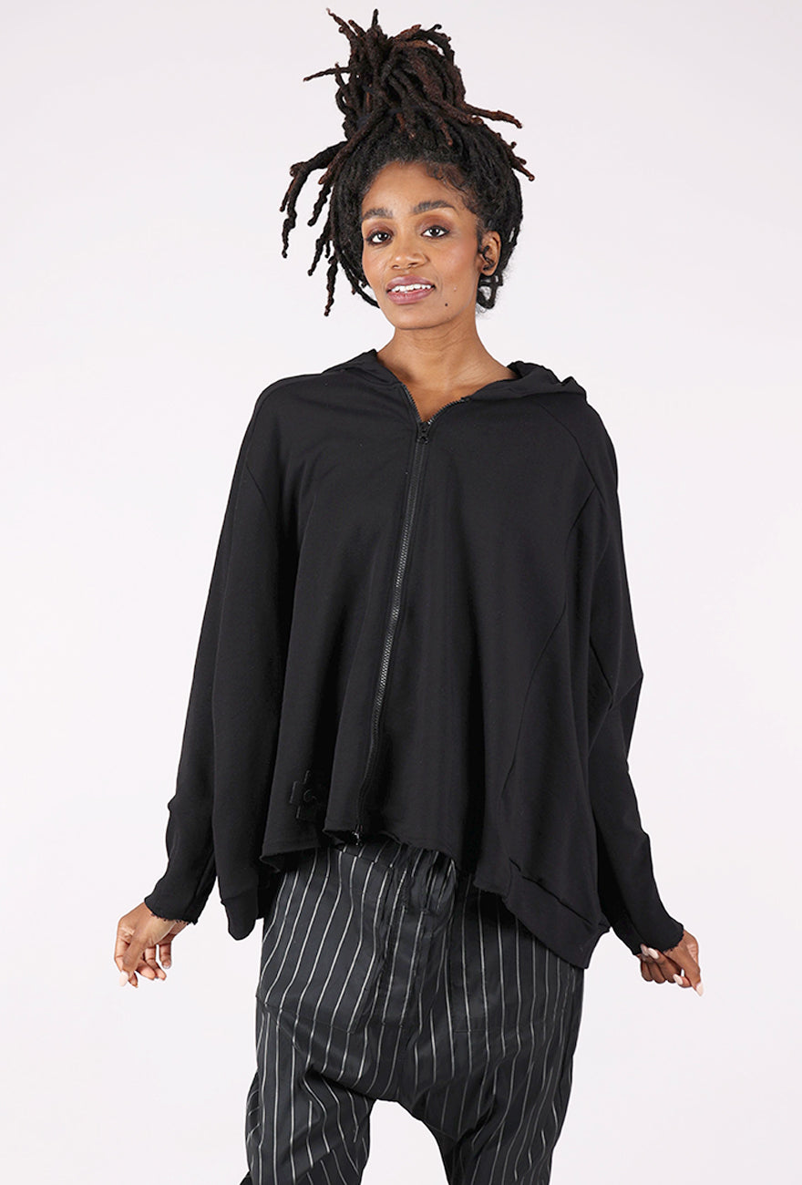 Wide Short Jacket II, Black