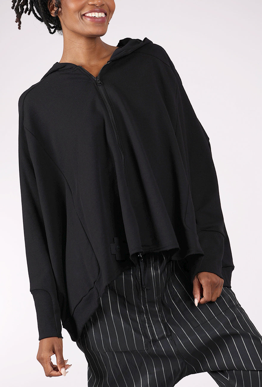 Wide Short Jacket II, Black
