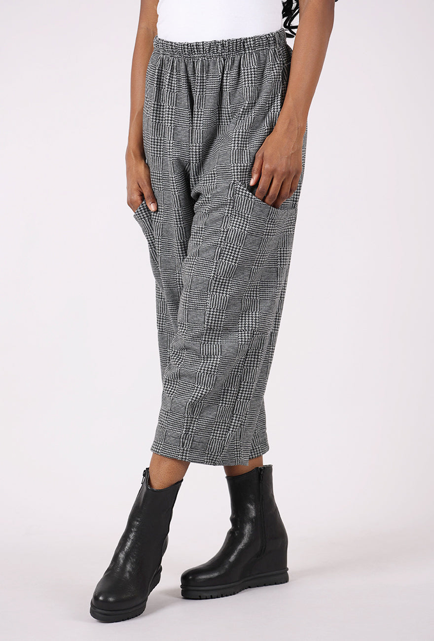 Pasha Pant, Gray Plaid