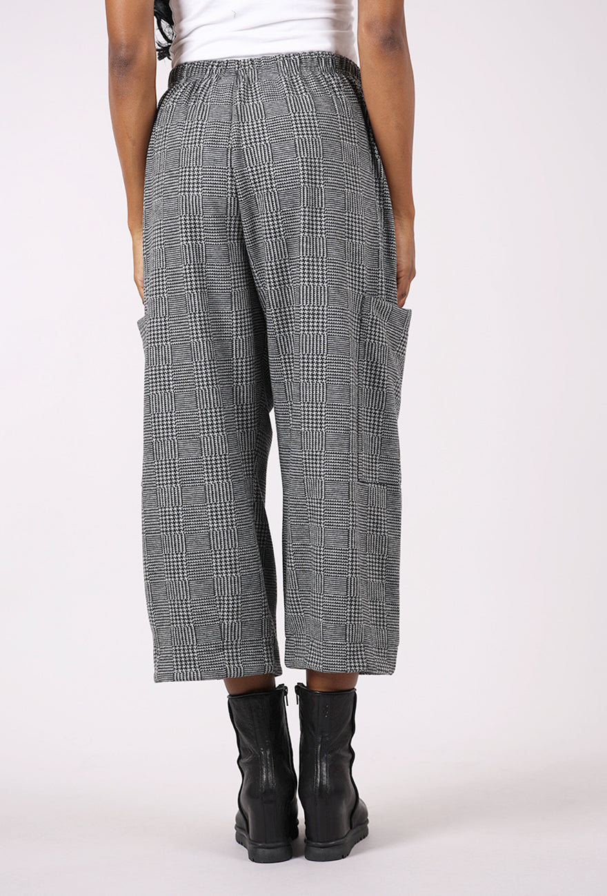 Pasha Pant, Gray Plaid
