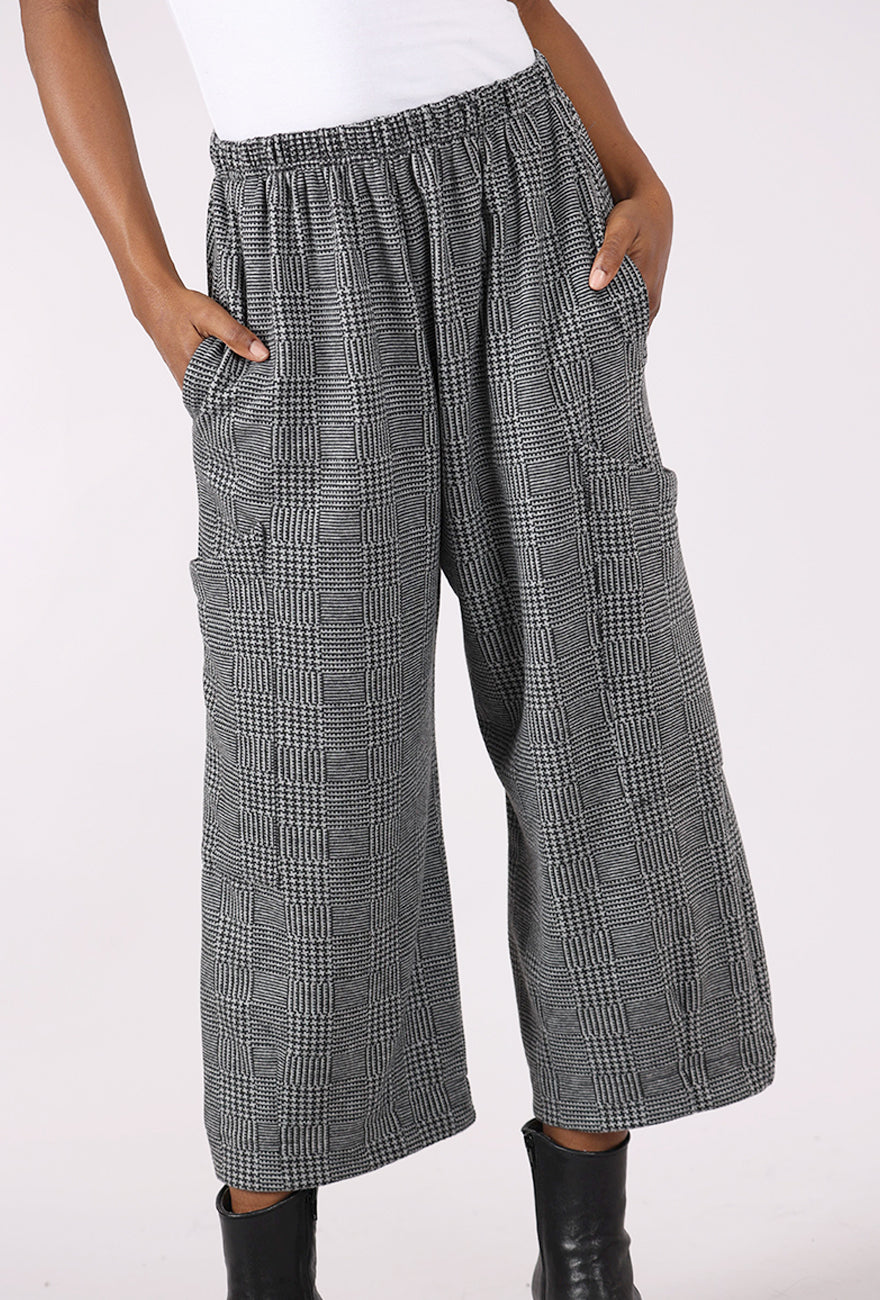 Pasha Pant, Gray Plaid