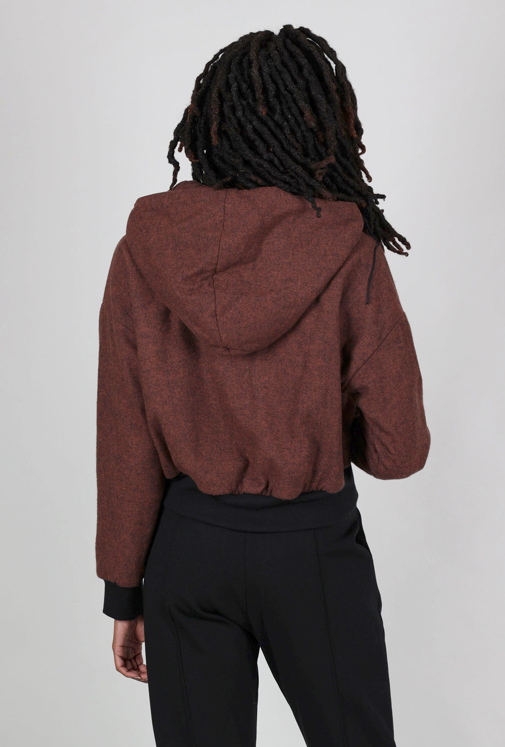 Studio B3 Helma Flannel Padded Jacket, Dark Terracotta