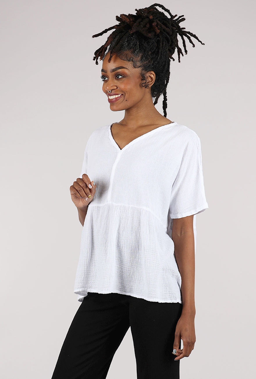 Oh My Gauze London Top, Snow