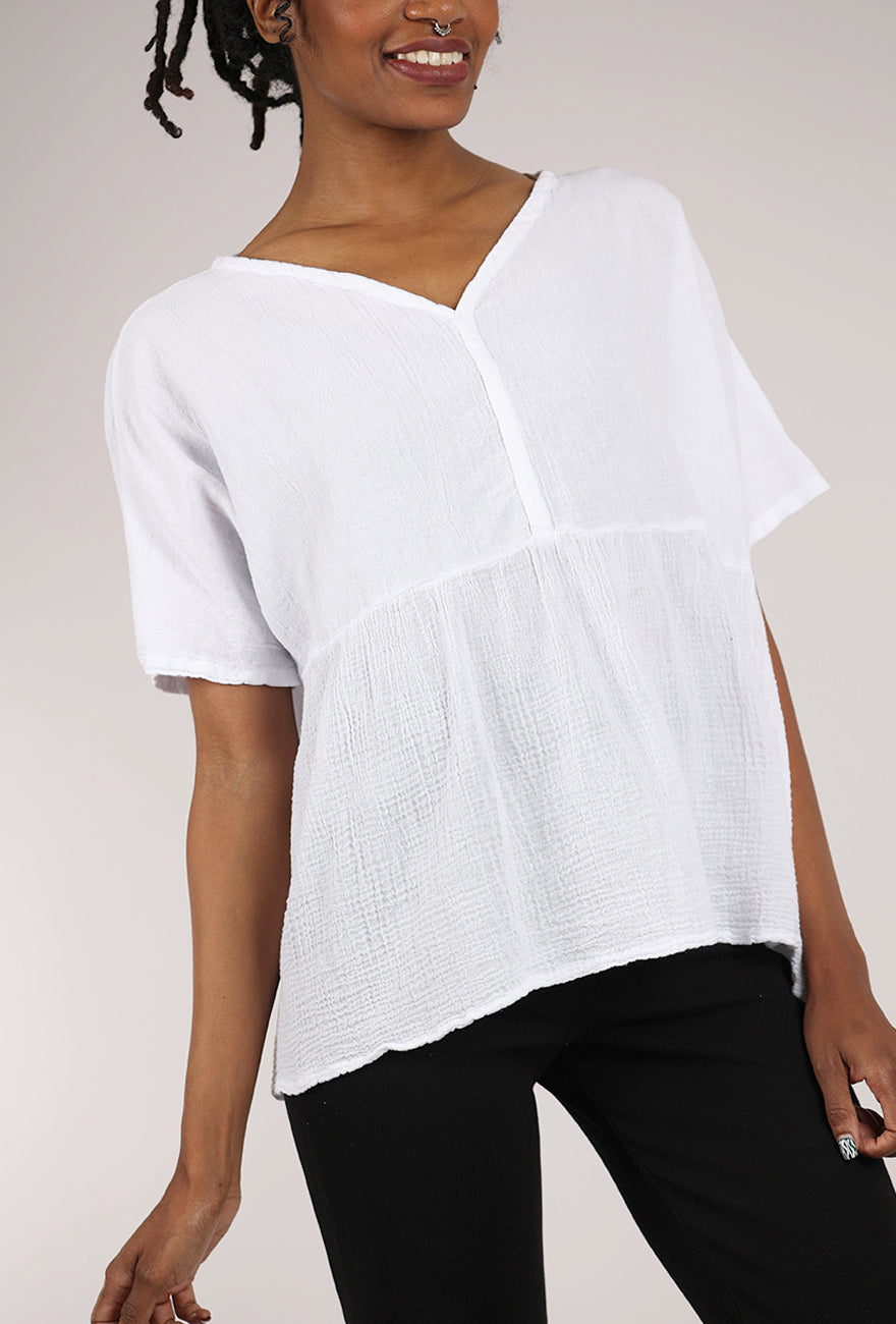 Oh My Gauze London Top, Snow