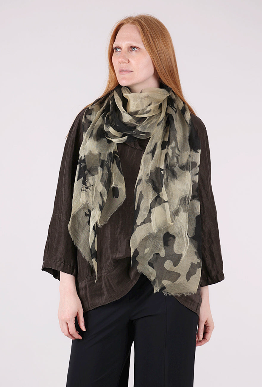 Bitte Kai Rand Shadow Print Scarf, Ecru/Black