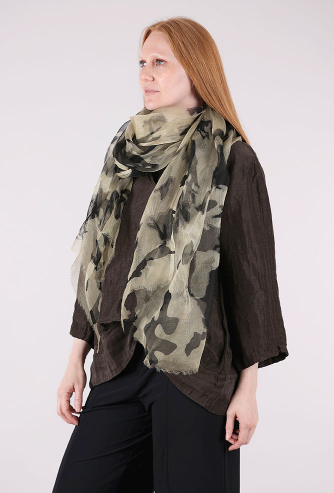 Bitte Kai Rand Shadow Print Scarf, Ecru/Black