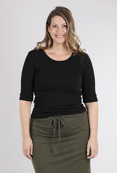 Prairie Underground BB Crew Tee, Black