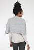 Amano by Lorena Laing Handprinted Foil Shrug, Silver 