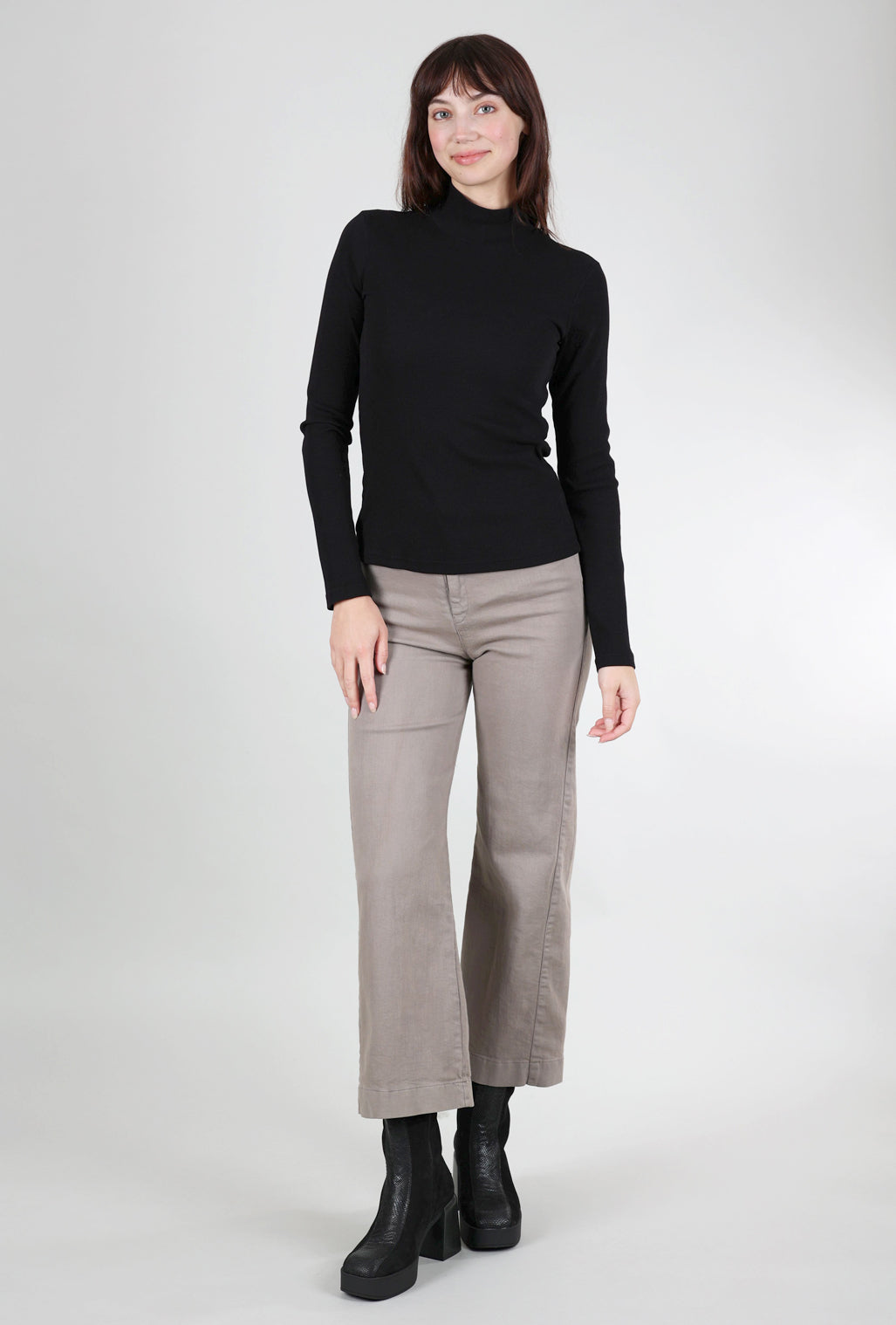 Prairie Underground L/S Mockneck, Black