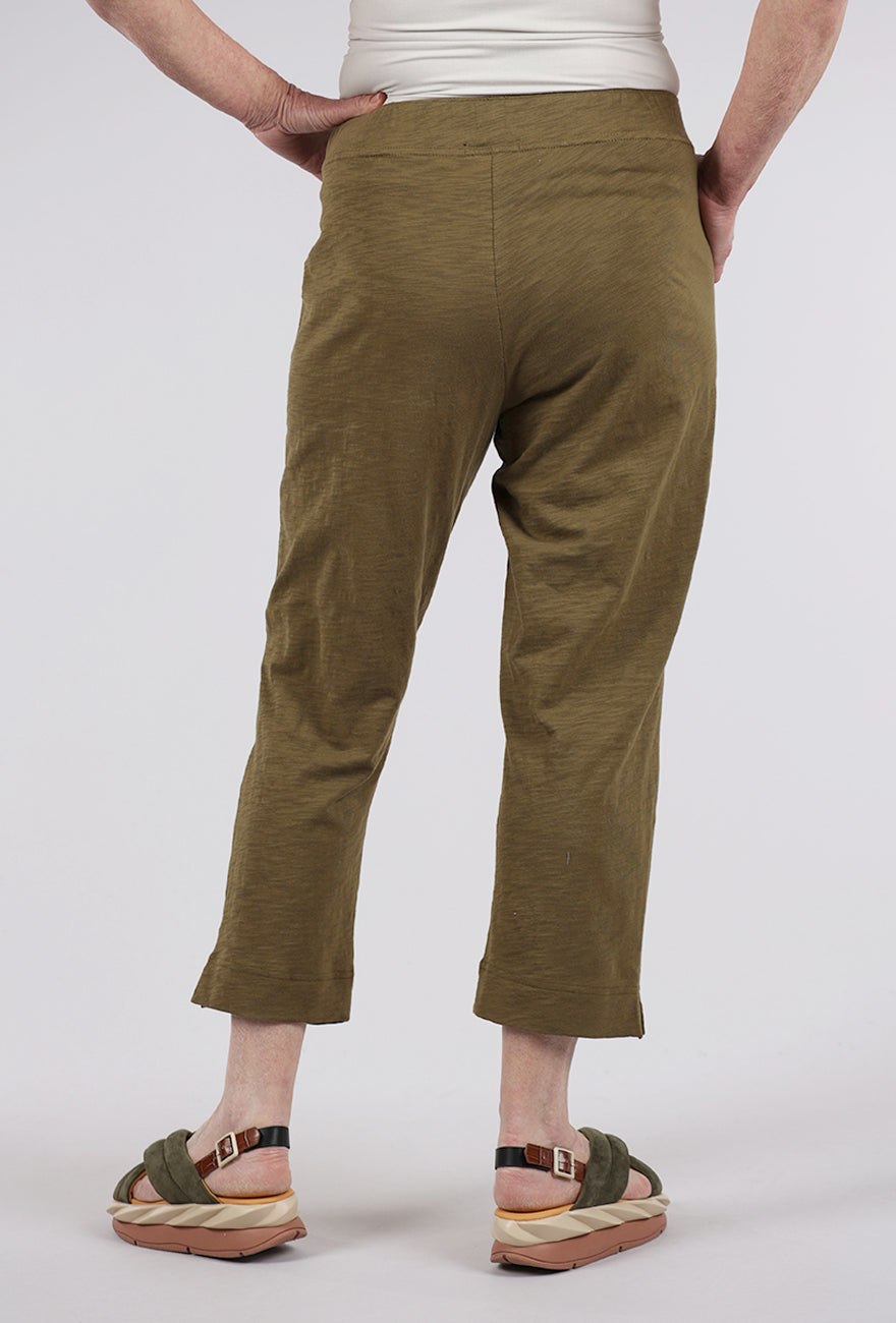 Escape by Habitat Cotton Slub Pocket Capri Pants, Cactus