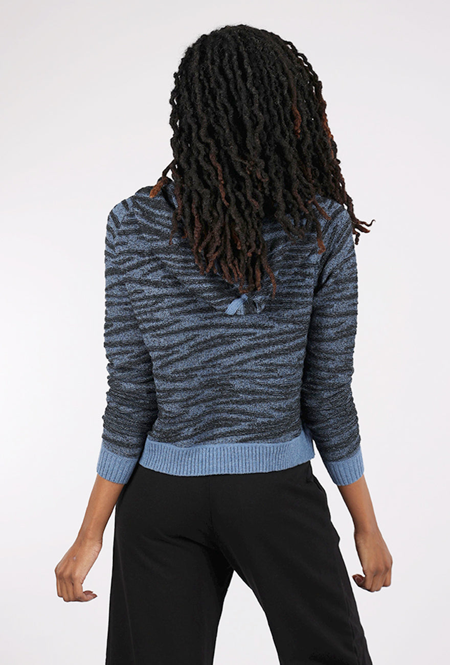 Kerisma Drago Zip Sweater, Denim