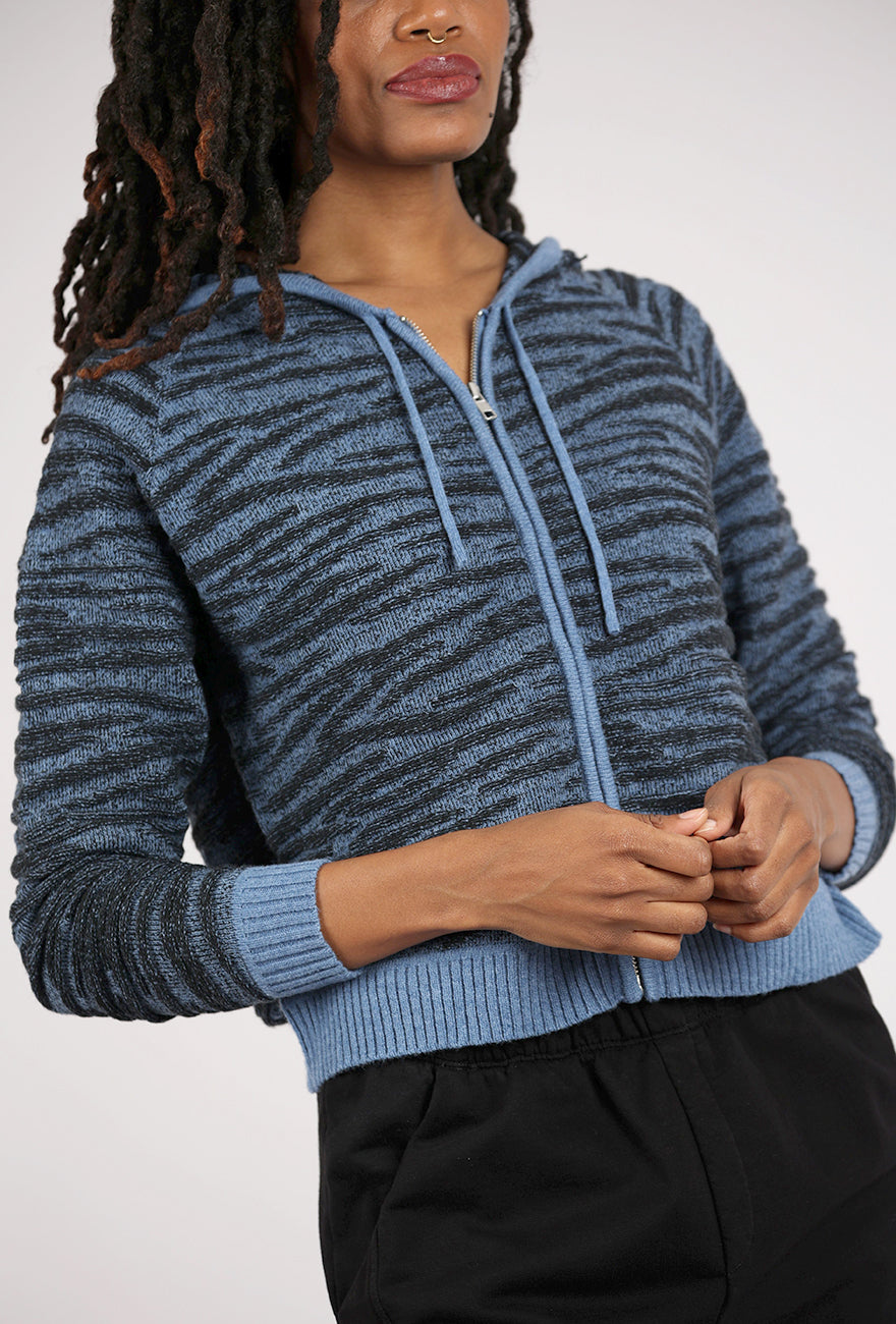 Kerisma Drago Zip Sweater, Denim