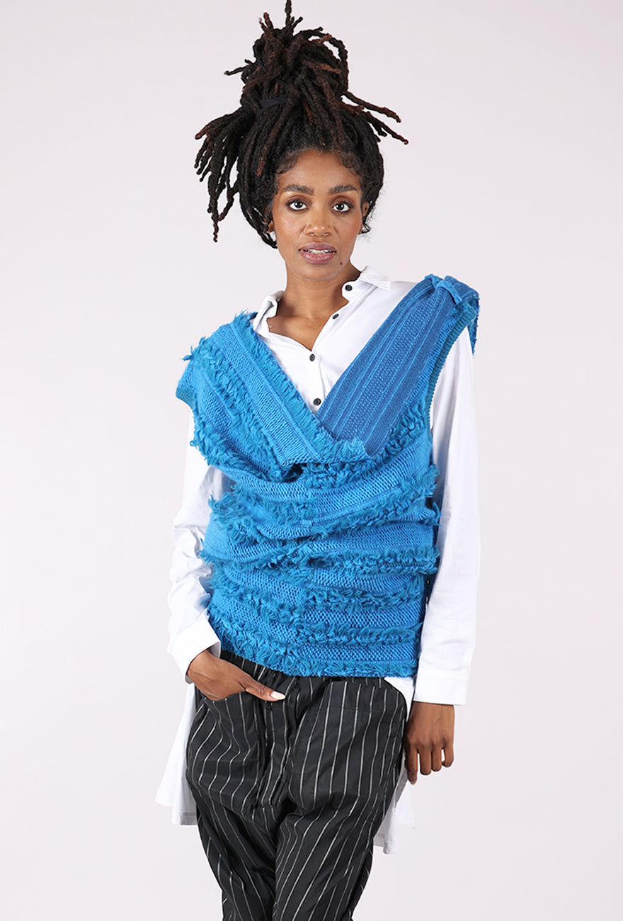 Moyuru Grover Vest, Blue