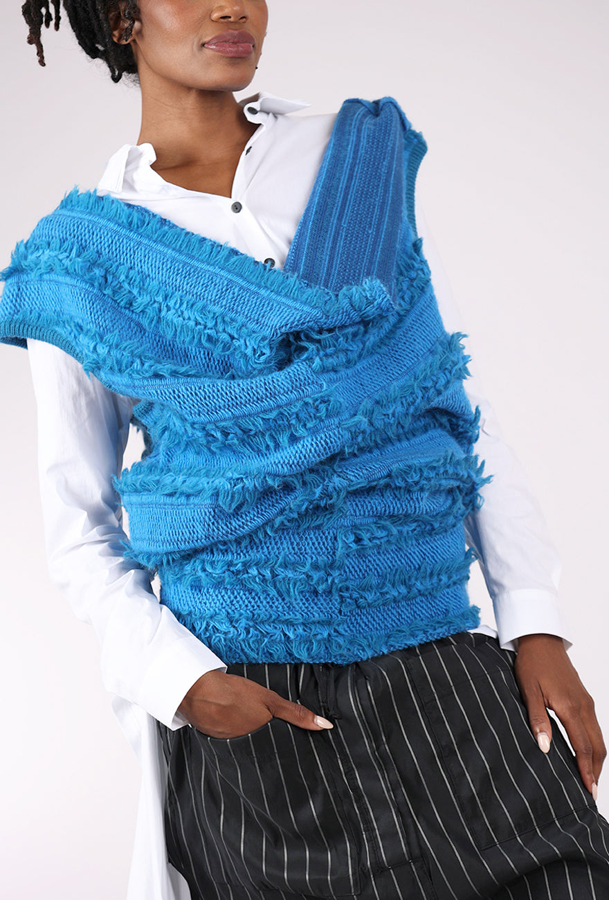 Moyuru Grover Vest, Blue