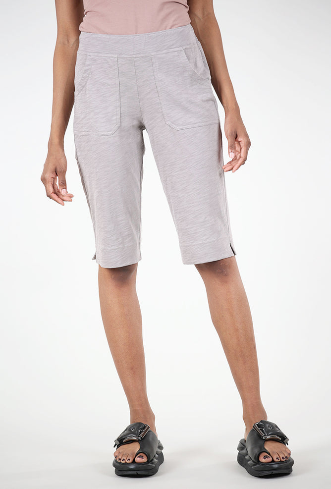 Escape by Habitat Cotton Slub Pedal Pusher, Fog