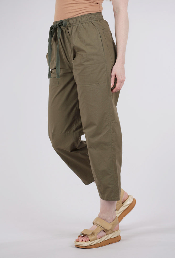 Lilla P Everyday Poplin Pant, Kelp