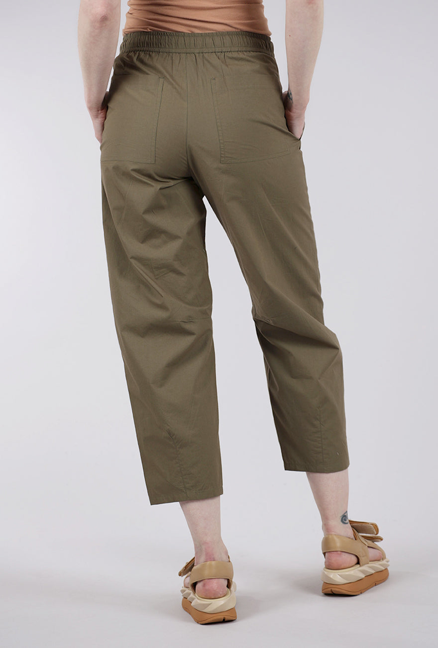 Lilla P Everyday Poplin Pant, Kelp