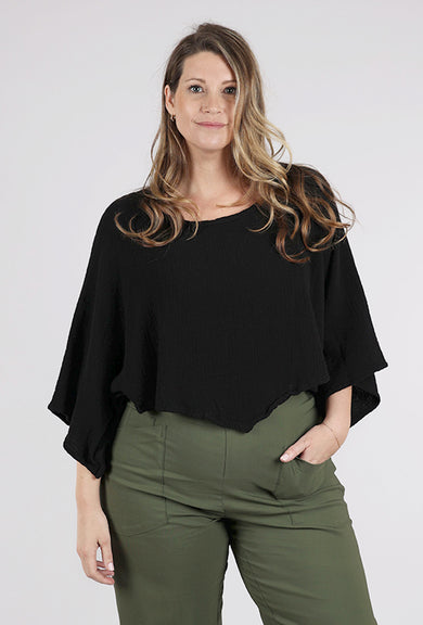 Oh My Gauze Vanna Top, Black