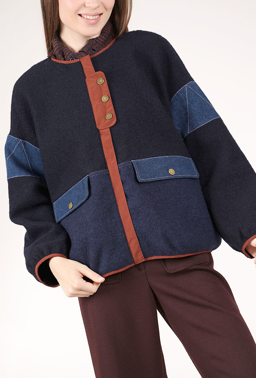 Cold Night Jacket, Indigo