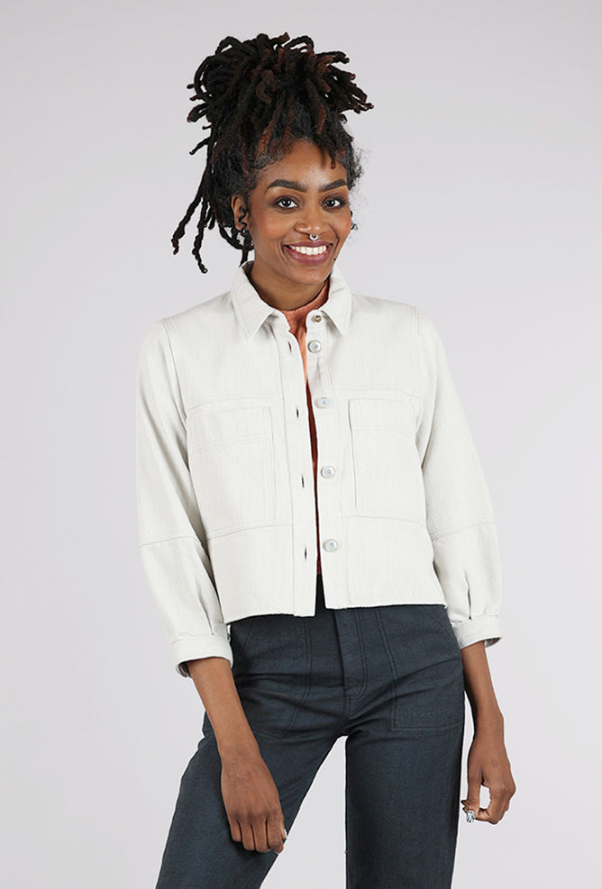 Sessun Leone Shirt Jacket, Icy