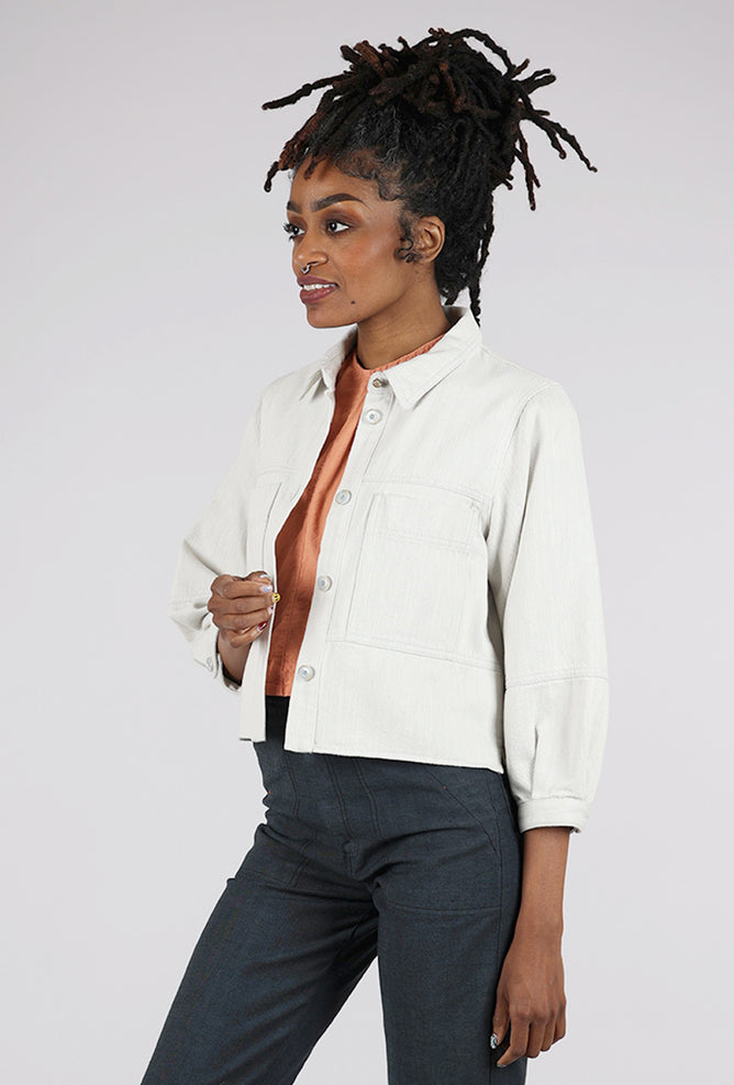 Sessun Leone Shirt Jacket, Icy