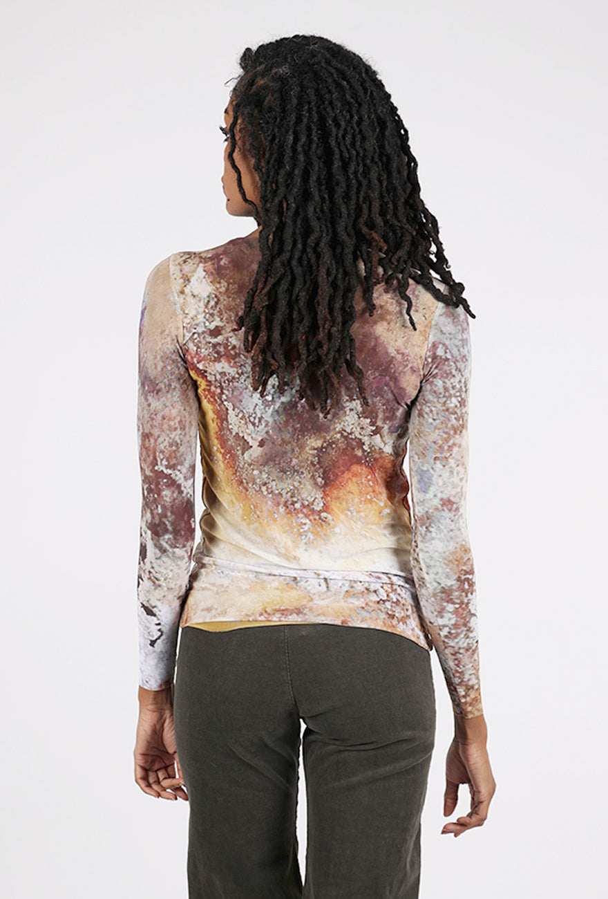 AMB Designs Florence Double Sheer Top, Cavel
