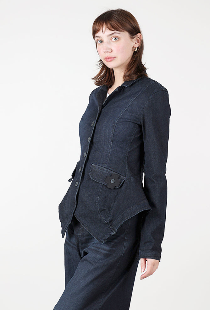 Pluslavie Blue Edge Jacket, Dark Blue