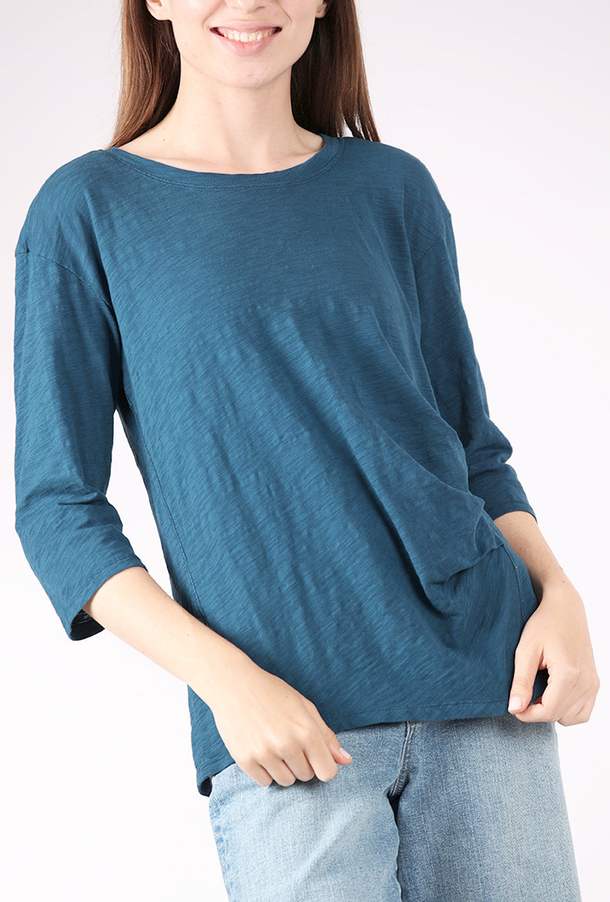 Side-Gathered Tee, Fanta-Sea