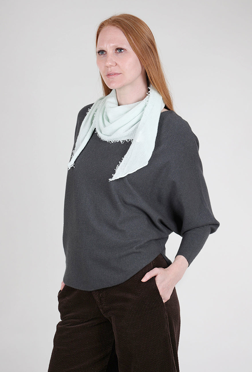 Grisal Love Mini Cashmere Scarf, Cloud