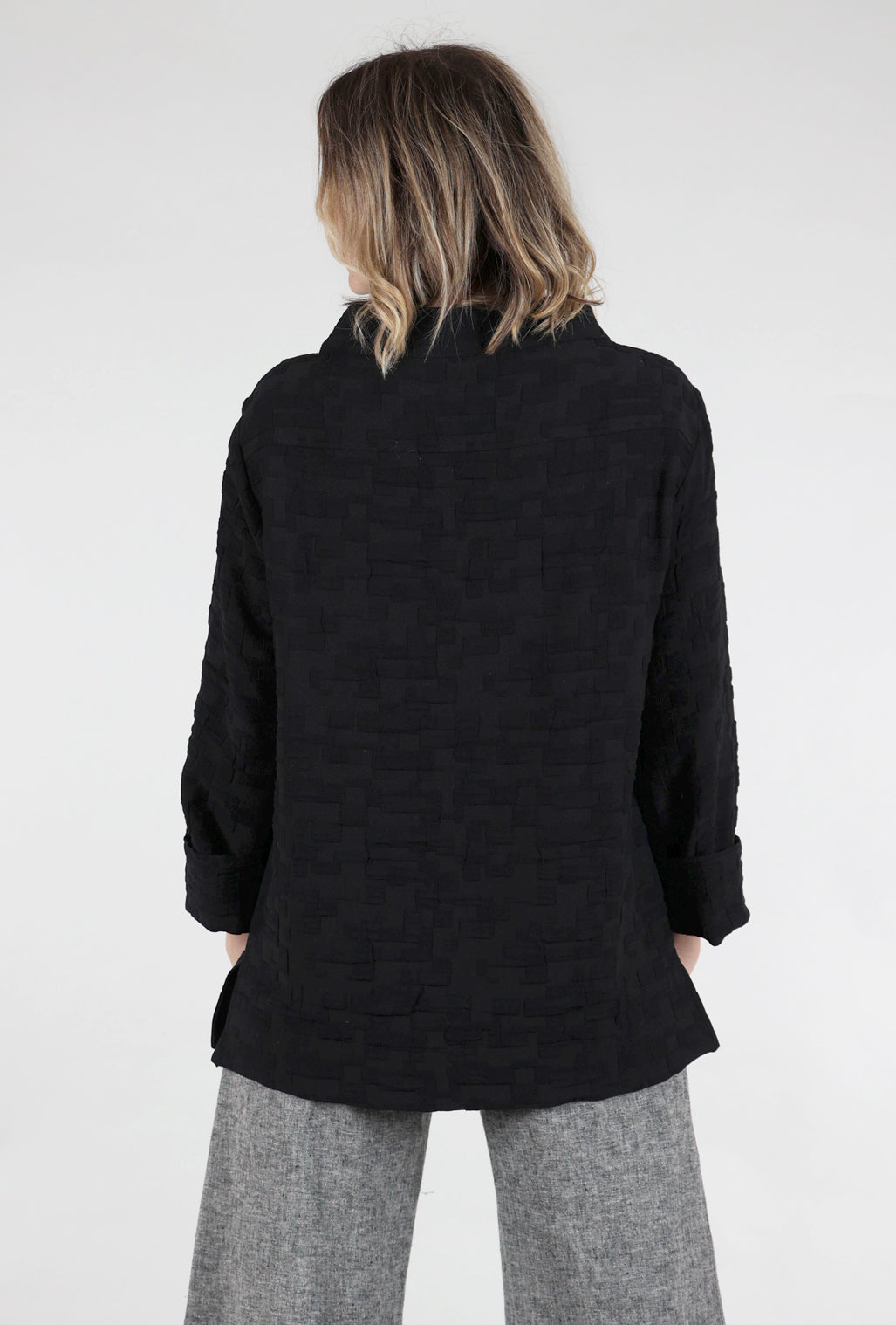 M Square Hazel Strata Jacket, Onyx