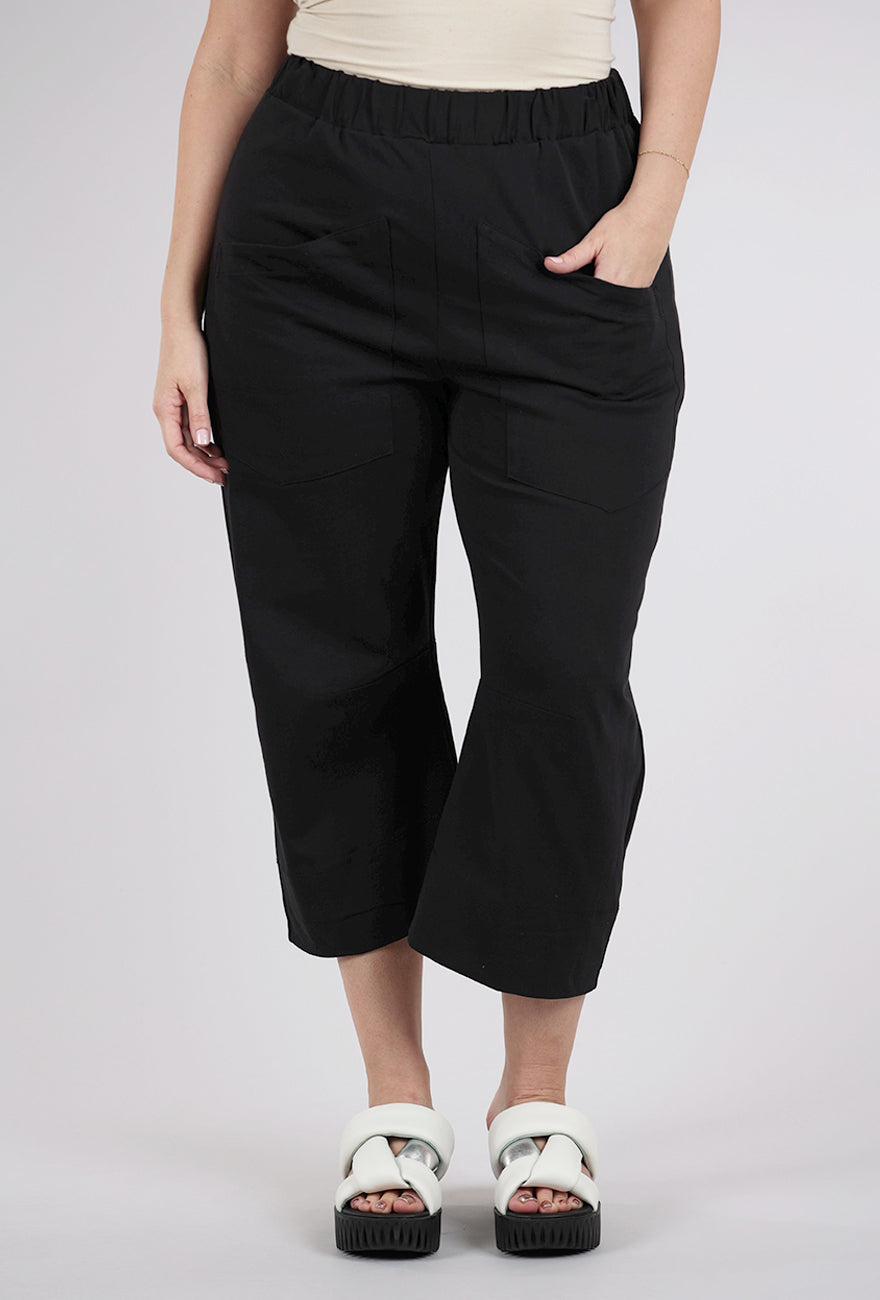 Alembika French Terry Pocket Pant, Black