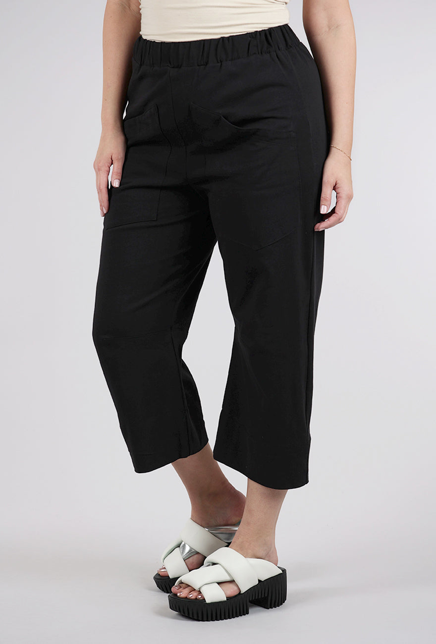 Alembika French Terry Pocket Pant, Black
