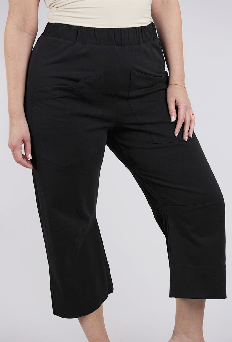Alembika French Terry Pocket Pant, Black