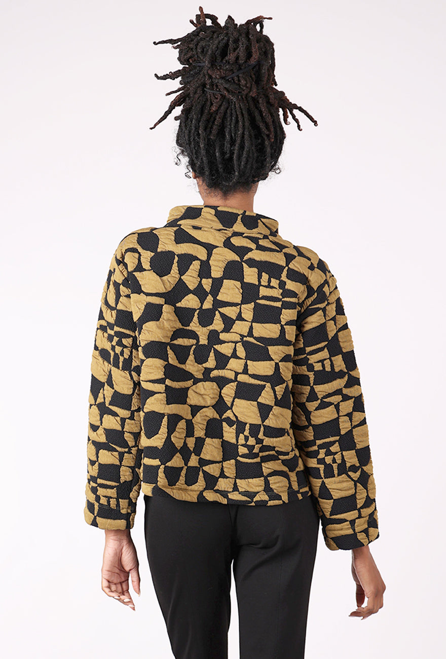 Olivia by Habitat Nouveau Knit Jetsetter Jacket, Nutria