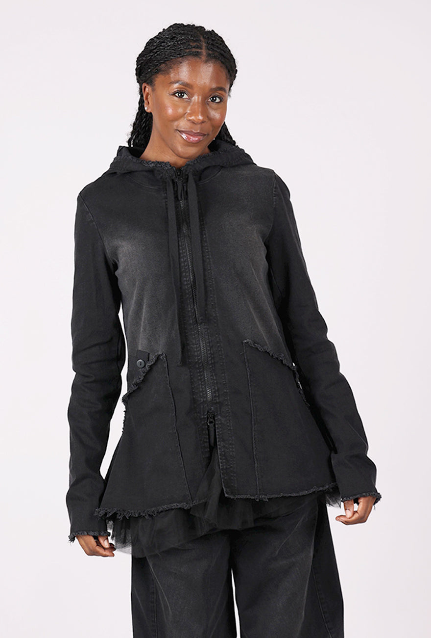 The Cute Denim Jacket, Black