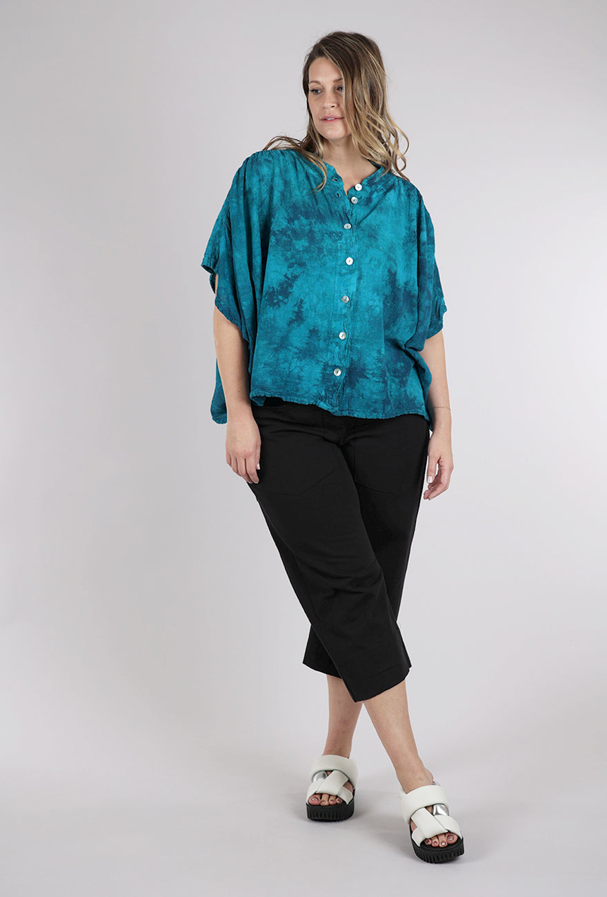 Oh My Gauze Ines Top, Washed Peacock