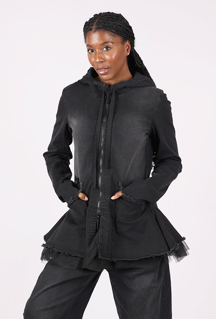 The Cute Denim Jacket, Black